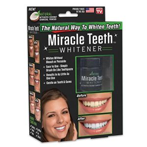 Miracle Teeth Whitener ? Natural Coconut Charcoal Powder