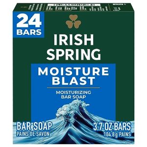 Irish Spring Moisture Blast Bar Soap, 3.7 Oz, 24 Pack