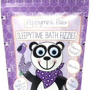 Poppymint Pals Lavender Bath Fizzies for Kids