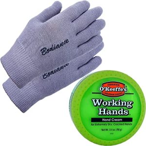 O?Keeffe?s Hand Cream & Moisturizing Gloves Bundle