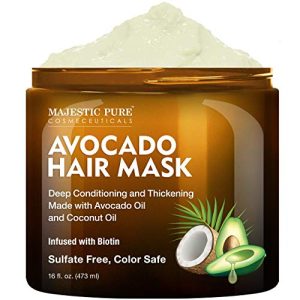 Avocado Coconut Biotin Hair Mask 16 fl oz for Nourished Healthy Hair
