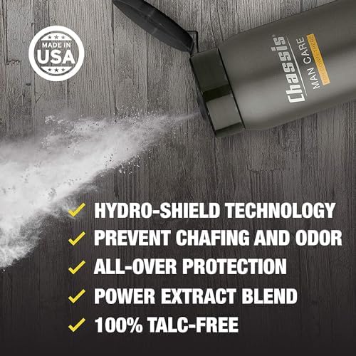Chassis Men?s Body Powder, Anti-Chafing, Natural Fresh Scent - Image 2