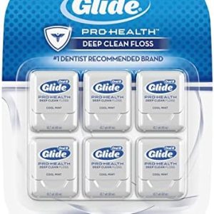 Oral-B Glide Cool Mint Deep Clean Floss, 6 Pack