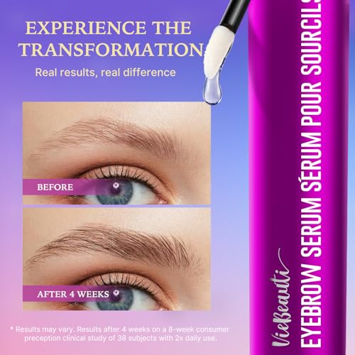 VieBeauti Eyebrow Growth Serum for Thicker, Fuller Brows 0.1 Fl. Oz - Image 2