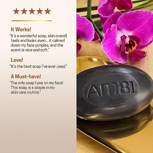 Ambi African Black Soap Bar, Cleans & Nourishes, 5.3 oz - Image 5