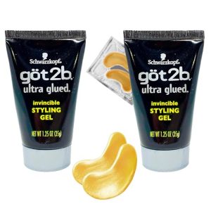 GOT 2B Ultra Glued Gel 1.25oz (2-Pack) + Hair Band