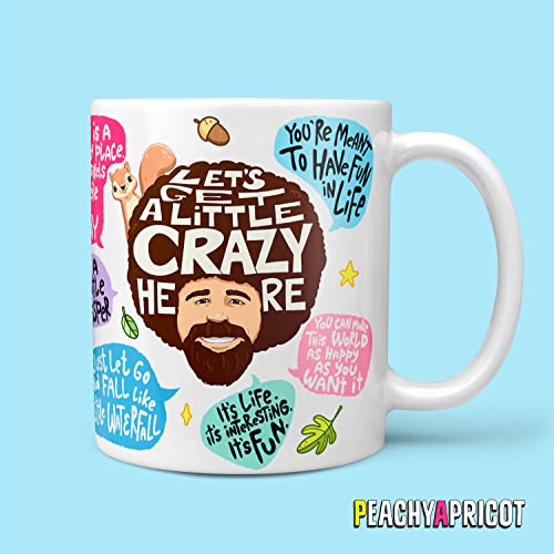 Bob Ross 11oz Coffee Mug with Quotes - Image 4