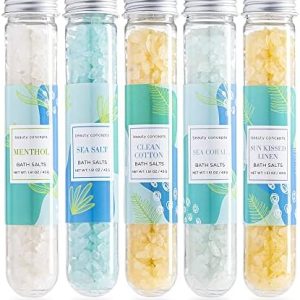 Aromatherapy Bath Salts Set ? Epsom, 5 Scents