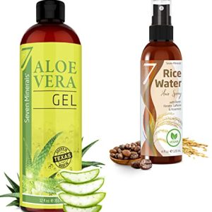 Seven Minerals & Aloe Vera with Rice Water, Rosemary, Biotin