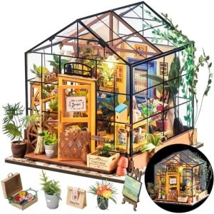 Cathy?s Greenhouse Miniature DIY House Kit for Adults