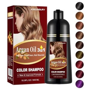 Argan Oil Dark Wine Red 3-in-1 Hair Color Shampoo