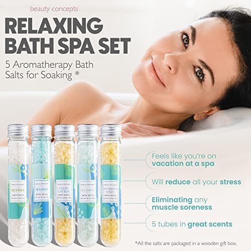Aromatherapy Bath Salts Set ? Epsom, 5 Scents - Image 5