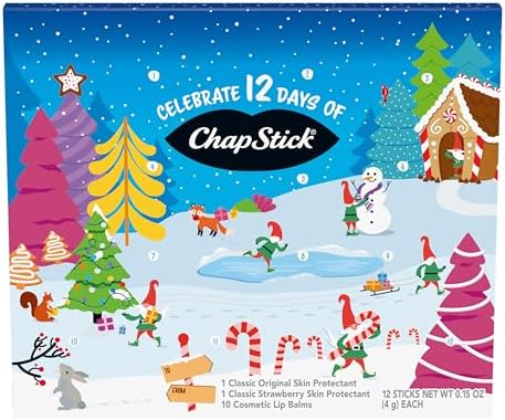 ChapStick Holiday Advent Calendar Lip Balm Set ? 0.15 Oz
