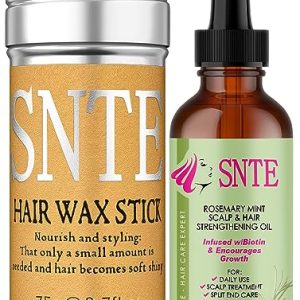 Samnyte Hair Wax Stick with Rosemary Oil for Growth & Nourishment