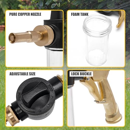 High Pressure Foam Gun with Soap Dispenser for Cleaning - Image 6