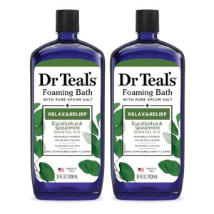 Dr Teal's Eucalyptus Spearmint Foaming Bath 34 oz 2-Pack