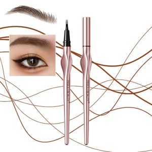 Brown Waterproof Eyebrow Liquid Pencil with Micro-Fork Applicator
