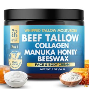 Nourishing Organic Beef Tallow Balm with Manuka Honey Aloe Vera 5oz