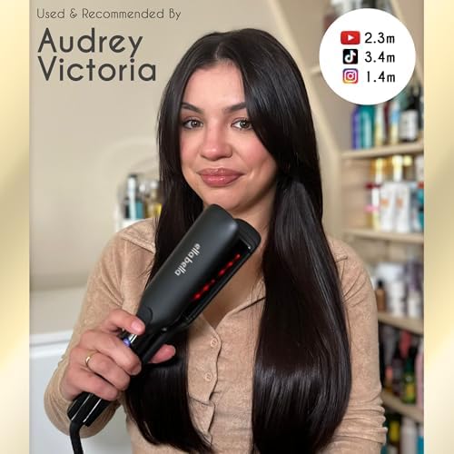 ELLA BELLA? Infrared Titanium Flat Iron with Digital Display - Image 2