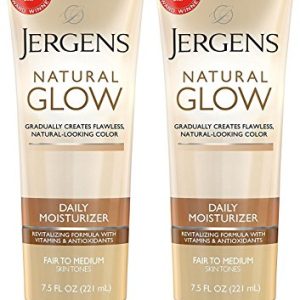 Jergens Natural Glow Self-Tanning Moisturizer Fair to Medium 8 Ounce 2-Pack
