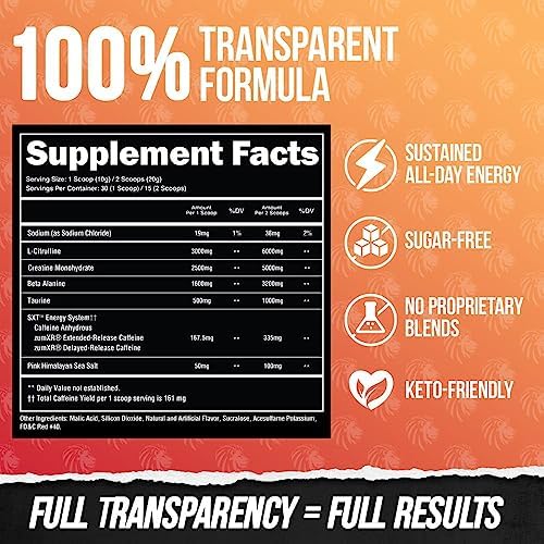 ALPHA LION Pre Workout: Creatine, Beta Alanine, L-Citrulline, Caffeine - Image 4