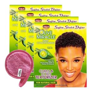 Cleansing Cloths & Olive Curls Texturizer Pack of 4