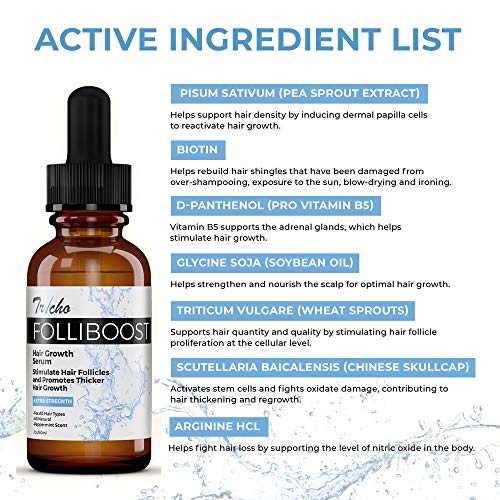 Folliboost Hair Growth Serum with Biotin & Peppermint Oil - Image 5
