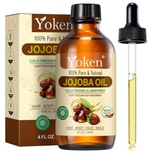 Yoken 4oz EWG Verified Pure Jojoba Oil ? Cold Pressed