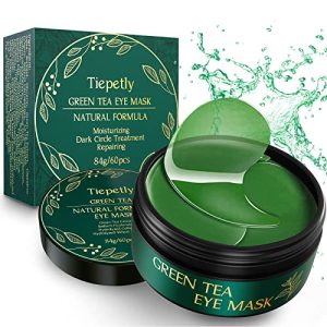 Tiepetly Green Tea Collagen Under Eye Masks, 60 Pcs