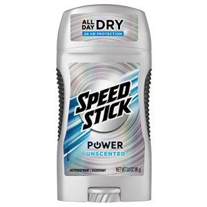 Speed Stick Power Unscented Antiperspirant Deodorant, 3 Oz