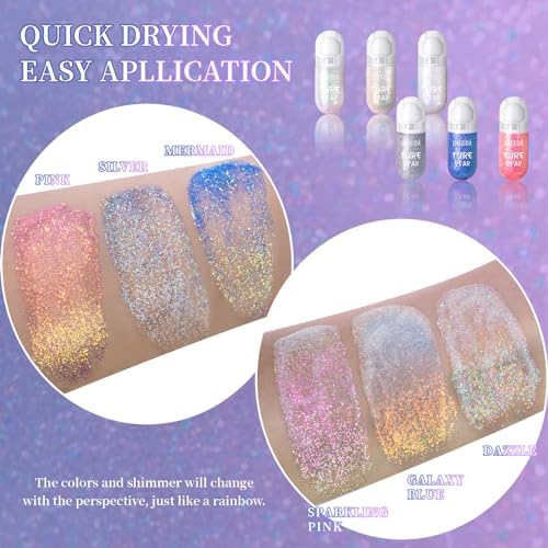 Sparkling Pink Body Glitter Gel for Festivals & Raves - Image 5