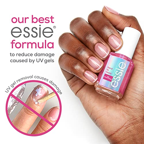 Essie 8-Free Vegan Nail Strengthener, Pink Tint, 0.46 oz - Image 7
