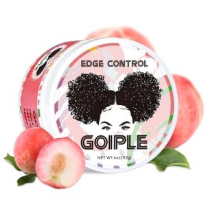 Sweet Peach Edge Control Wax for Women, 4oz