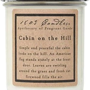 1803 Candles 14oz Soy Jar ? Cabin on The Hill