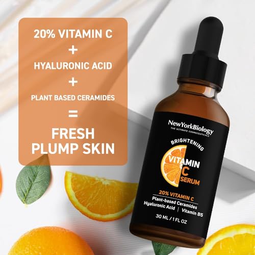 New York Biology Vitamin C Serum with Hyaluronic Acid, 1 Fl oz - Image 6