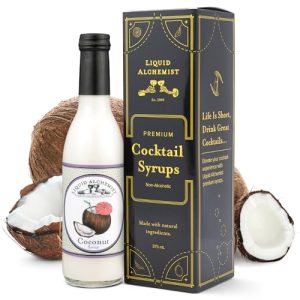 Liquid Alchemist Coconut Syrup ? Vegan Pina Colada Mix (12 oz)