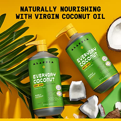 Alaffia Everyday Coconut Body Wash, 32 Fl Oz, Natural Ingredients - Image 5
