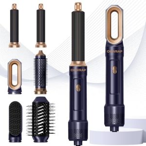 6-in-1 Detachable Hair Dryer Brush and Curler Set