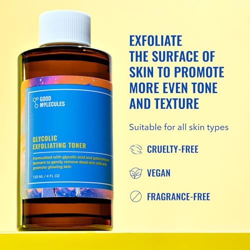 Glycolic Exfoliating Toner with Hyaluronic Acid & Aloe - Image 2