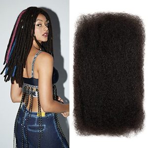 FASHION IDOL Afro Kinky Bulk Hair for Dreadlocks 50g