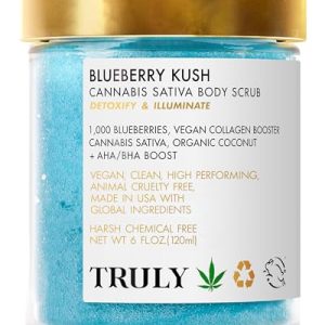 Truly Beauty Blueberry Kush Detox Sugar Scrub ? 6 oz