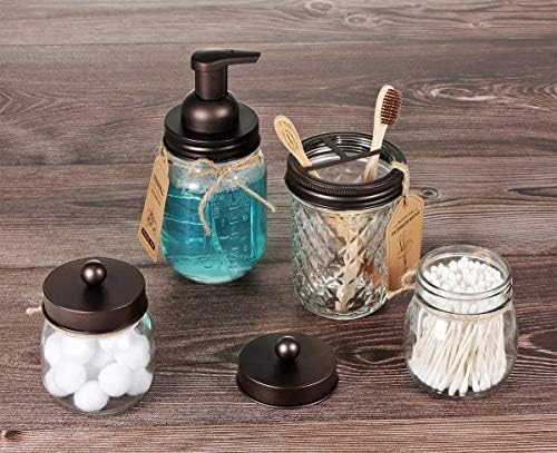 Mason Jar Foaming Soap Dispenser with Chalkboard Labels - Image 5