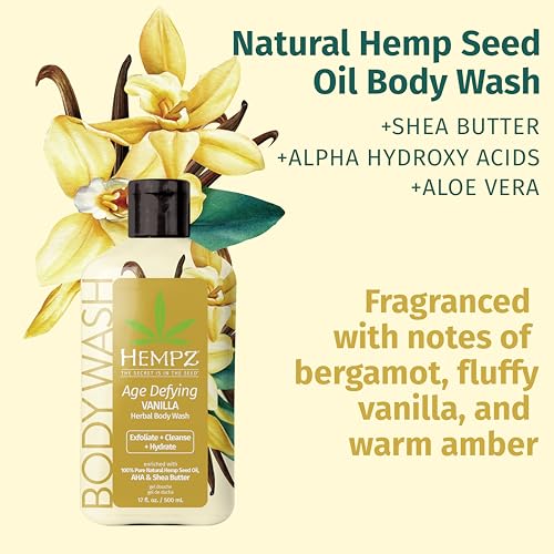 Hempz Age Defying Body Wash ? Vanilla & Musk, 17 fl oz - Image 3