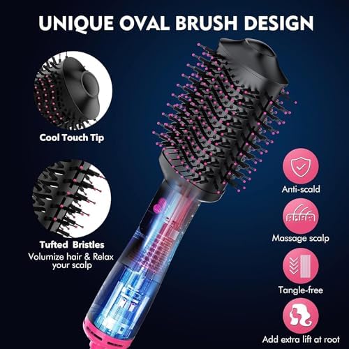 4-in-1 Oval Hair Dryer Brush and Volumizer for Women - Image 5