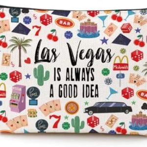 Las Vegas Themed Cosmetic Bag for Girls? Gifts