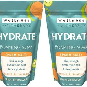 Hydrate Foaming Bath Soak, 36 oz, 2-Pack