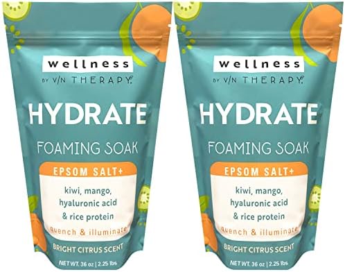 Hydrate Foaming Bath Soak, 36 oz, 2-Pack