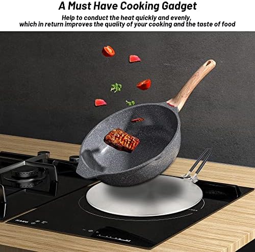9.45? Stainless Steel Heat Diffuser for Induction Cooktop - Image 4
