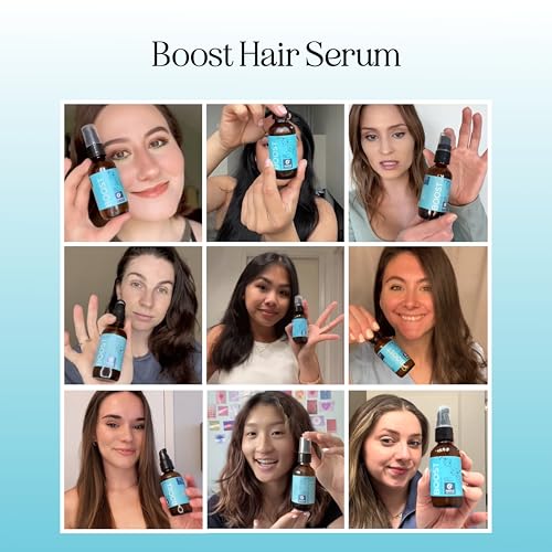 Vegan Biotin Hair Growth Serum with Rosemary & Castor Oil - Image 2