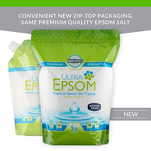 Ultra Epsom Bath Salt, Unscented, 5 lb Bag - Image 7